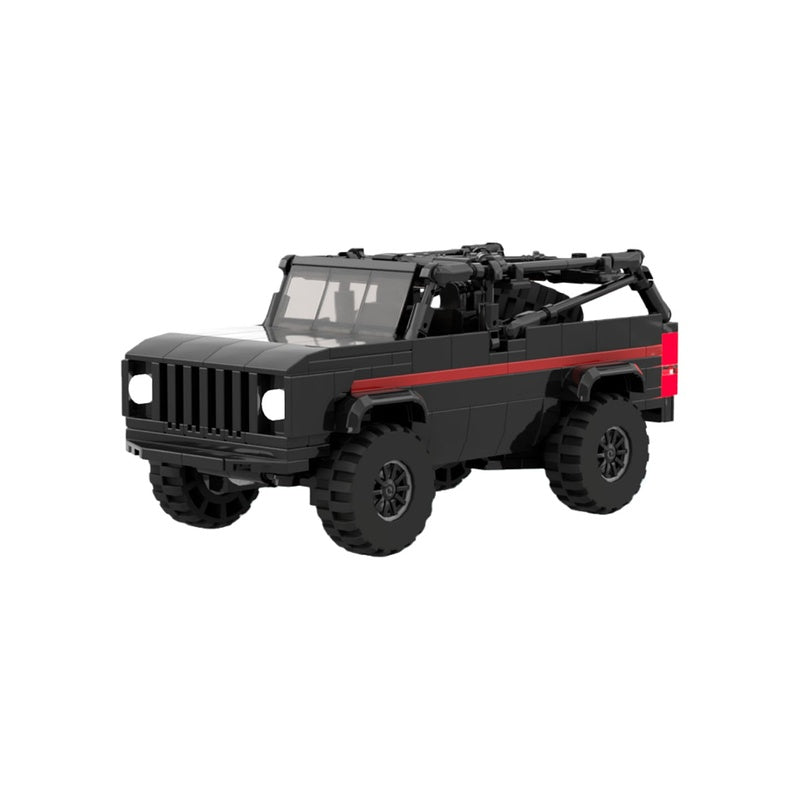 1979 Retro 4x4 Off-Road Vehicle MOC Building Kit | Classic Adventure Model - 1