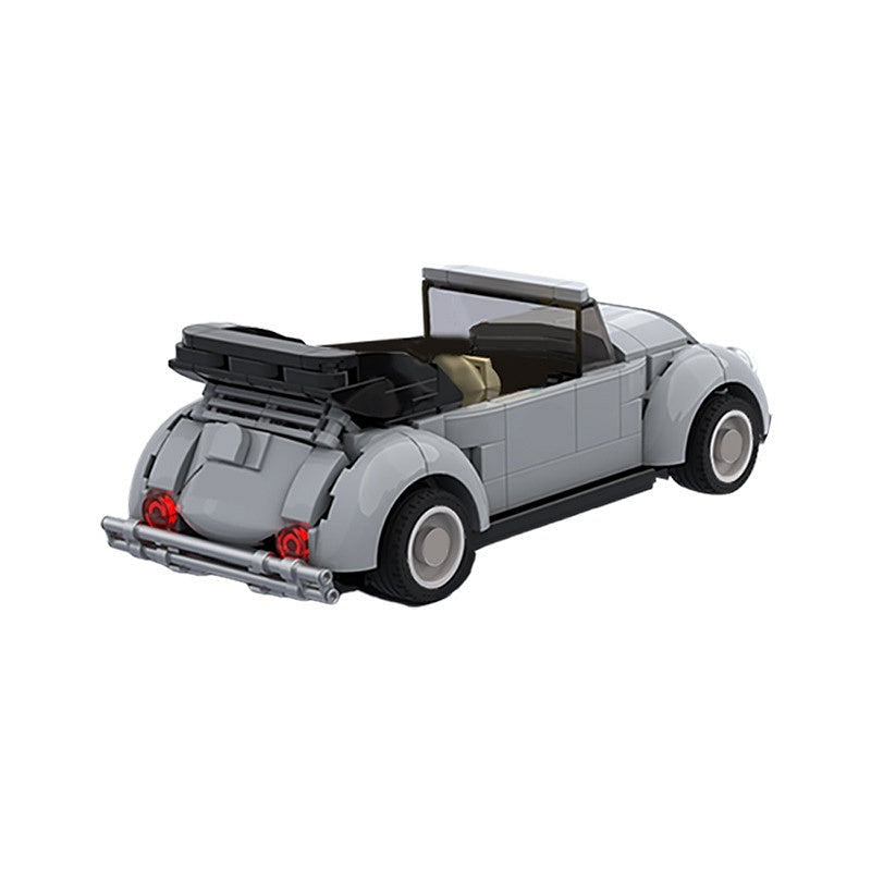 1979 Vintage Cabriolet MOC Building Kit | 8-wide Classic Open Top Sports Car - 2