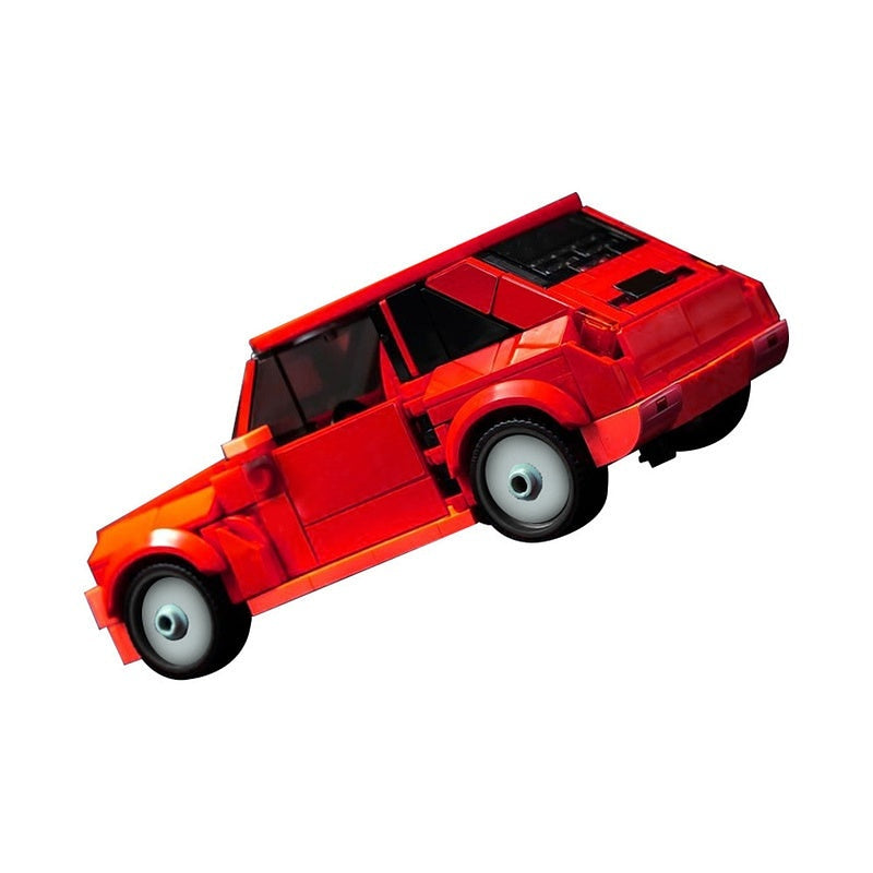 1980s French Hot Hatch MOC Building Kit | Retro Sport Car Model - 3
