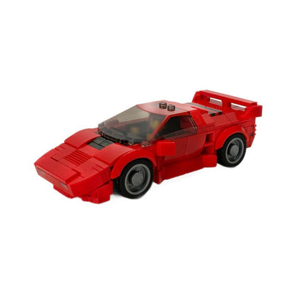 1980s Futuristic Supercar Building Kit | LEGO-Compatible MOC - 1