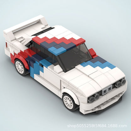 1980s Retro German Touring Car Building Kit | 8 studs LEGO-Compatible MOC - 3