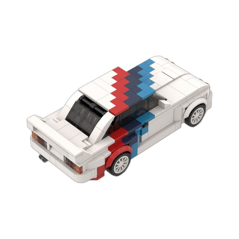 1980s Retro German Touring Car Building Kit | 8 studs LEGO-Compatible MOC - 4