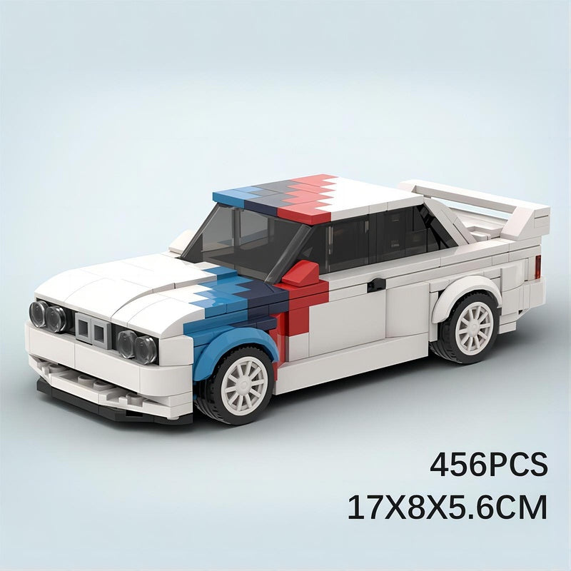 1980s Retro German Touring Car Building Kit | 8 studs LEGO-Compatible MOC - 5