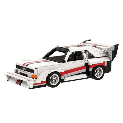 1980s Retro Rally Racecar E2 Evolution Hillclimb Building Kit | LEGO-Compatible MOC - 2
