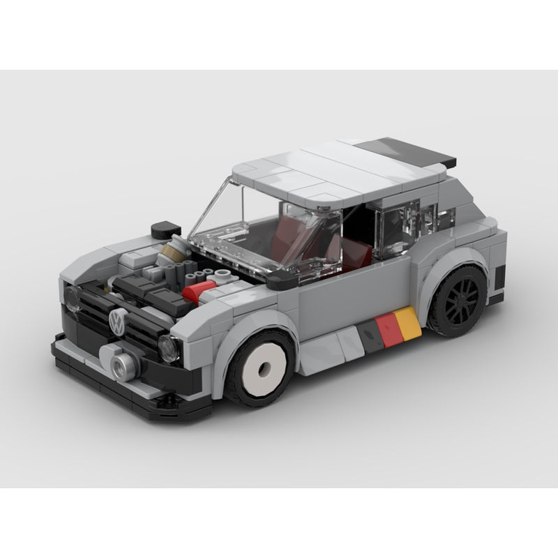 1981 German Turbo Hot Hatch Custom MOC Building Kit - 1