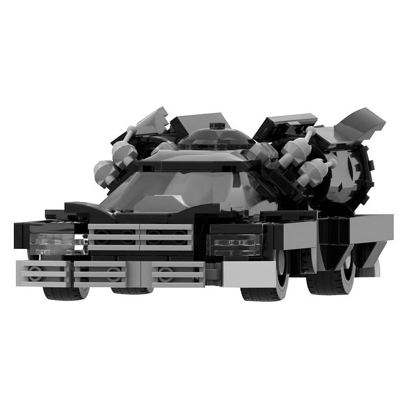 1986 Retro Rocket Chase Sedan MOC Building Kit - 3