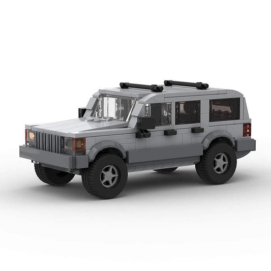 1990s American Classic ZJ-Style 4x4 Off-Road SUV Building Kit | Adventure Vehicle Model - 1