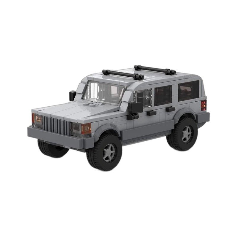 1990s American Classic ZJ-Style 4x4 Off-Road SUV Building Kit | LEGO-Compatible MOC - 5