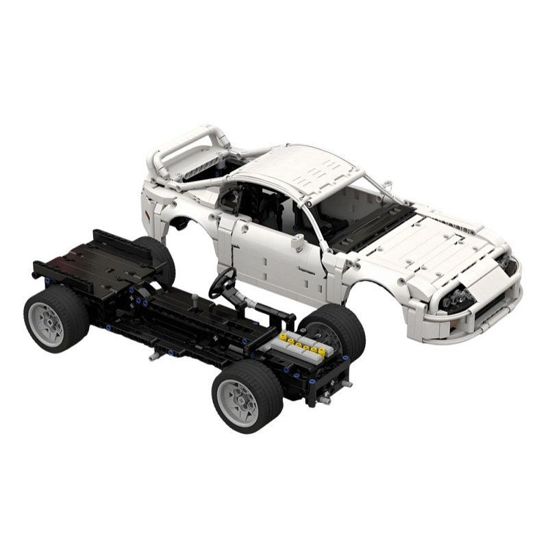 1990s Japanese MK4 Grand Touring Coupe 1:12 MOC Building Kit - 2