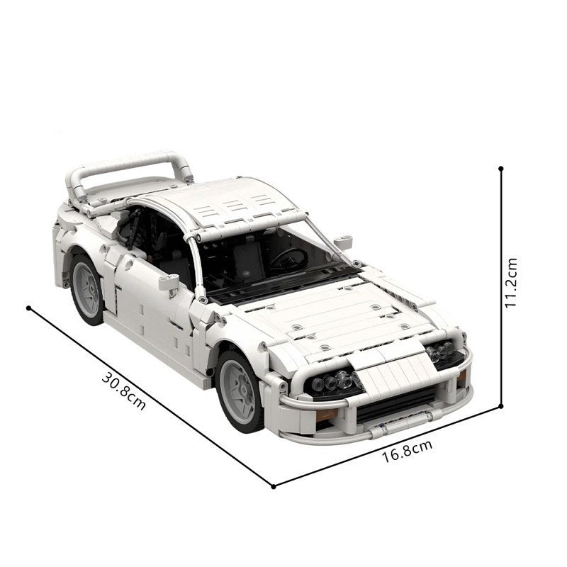 1990s Japanese MK4 Grand Touring Coupe 1:12 MOC Building Kit - 5