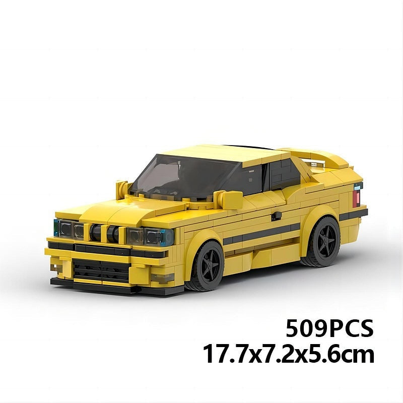 1992 Classic E36 Sports Coupe MOC Vehicle Model Building Kit - 9
