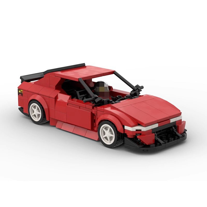 1992 GSR Retro Tuner JDM Sport Coupe Building Kit | LEGO-Compatible MOC - 3