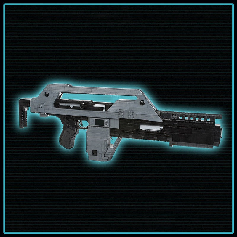 1:1 Futuristic Pulse Rifle MOC Building Kit - 2