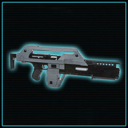 1:1 Futuristic Pulse Rifle MOC Building Kit - 2