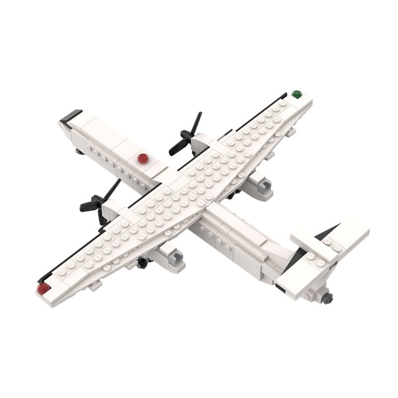 1:125 Regional Turboprop Airliner MOC Building Kit - 4
