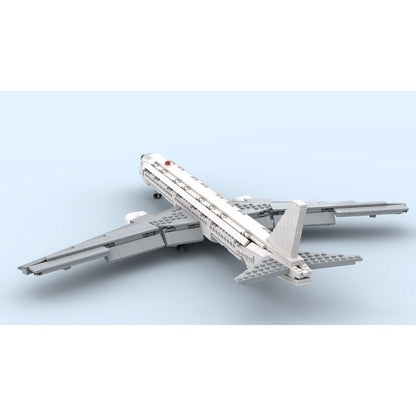 1:144 Long-Range Twinjet 777-300ER Airliner MOC Building Kit - 3