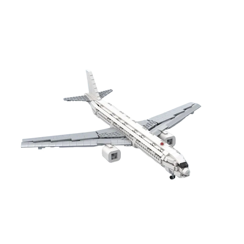 1:144 Long-Range Twinjet 777-300ER Airliner MOC Building Kit - 5