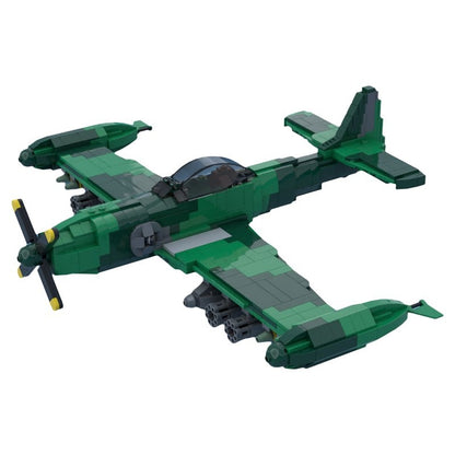1:35 Experimental Turboprop PA 48 Enforcer Attack Aircraft MOC Building Kit - 1