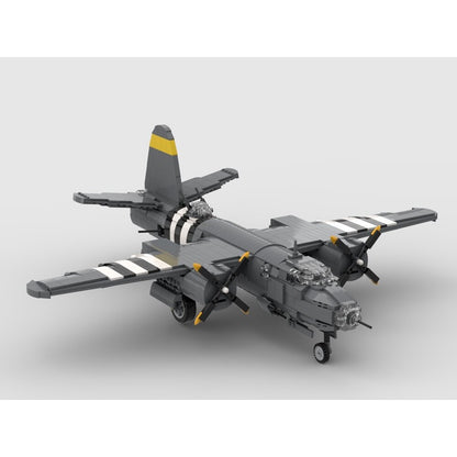 1:40 B-26 Marauder WWII Medium Bomber MOC Building Kit - 1