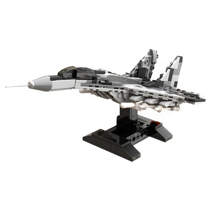 1:72 Twin-Engine Mig-29AS Fighter Jet MOC Building Kit - 1