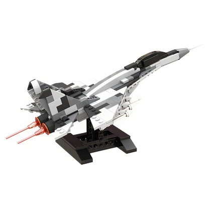 1:72 Twin-Engine Mig-29AS Fighter Jet MOC Building Kit - 2