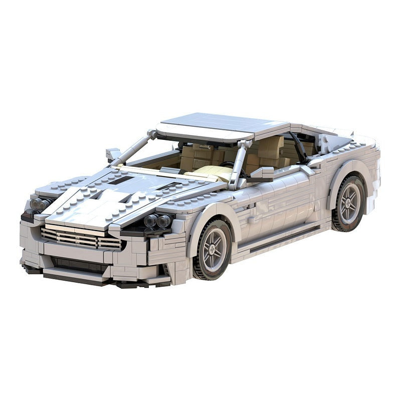 2000s British V12 Grand Tourer MOC Building Kit | Luxury Vehicle Model - 1