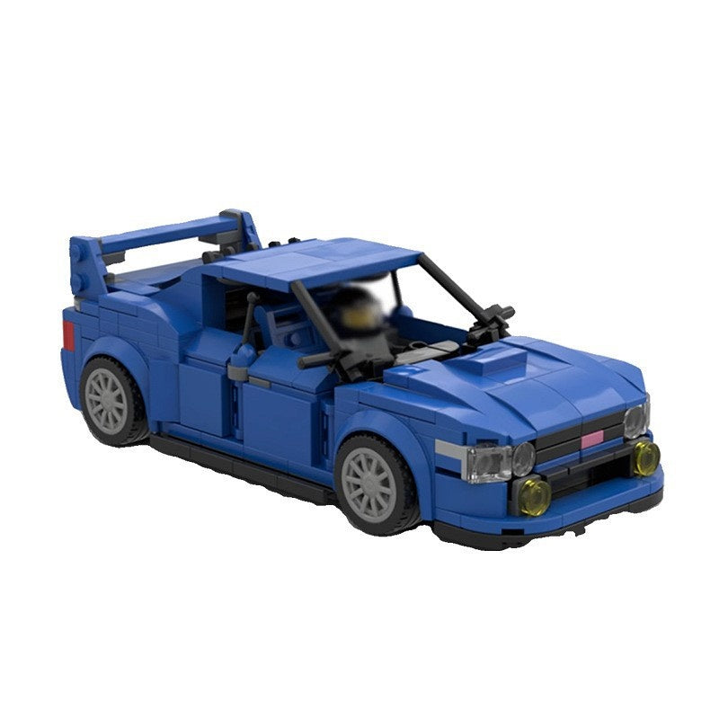 2004 Japanese Turbo Sport Sedan Building Kit | LEGO-Compatible MOC - 2