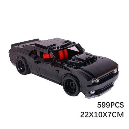 2014 American V8 Muscle Coupe Building Kit | LEGO-Compatible MOC - 2