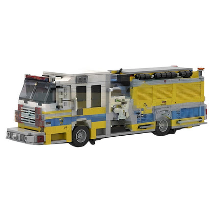 2015 Municipal Pumper Fire Engine MOC Building Kit - 5