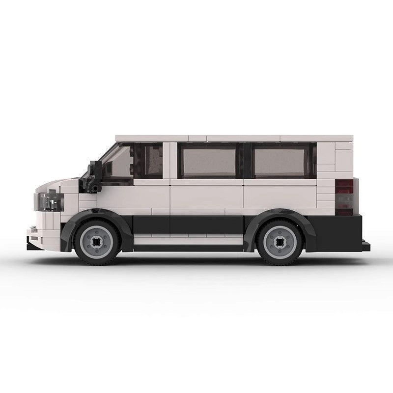 2020 City Passenger Transport Van Building Kit | LEGO-Compatible MOC - 4