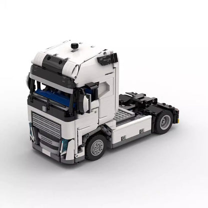 2022 FH High-Roof Heavy Hauler Euro Semi Truck Building Kit | LEGO-Compatible MOC - 1