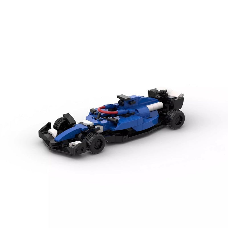 2024 Formula Racing Car 8-Wide MOC Building Kit | Racing Vehicle Model - 2