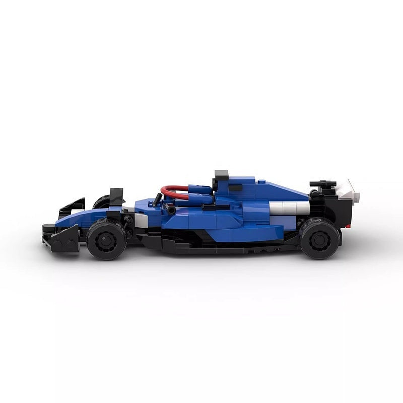 2024 Formula Racing Car 8-Wide MOC Building Kit | Racing Vehicle Model - 3