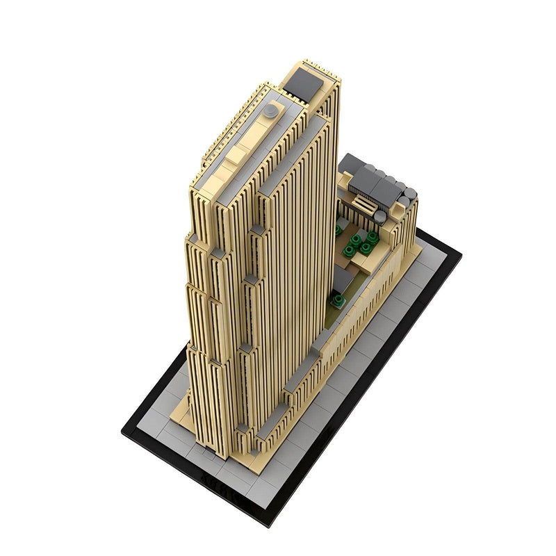 30 Rockefeller Plaza MOC Skyscraper Building Kit Art Deco Skyline Model 1:800 - 4