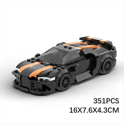 300+ Speed Hypercar MOC Building Kit | High-Performance Vehicle Model - 5