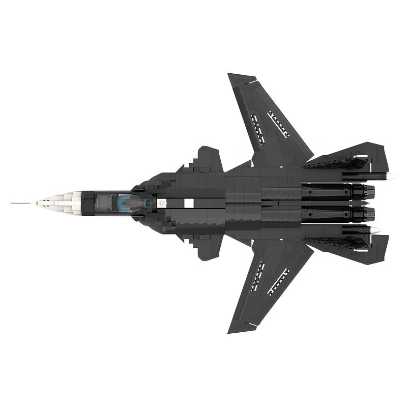Su-47 Berkut 1/35 Experimental Fighter MOC Building Kit - 2