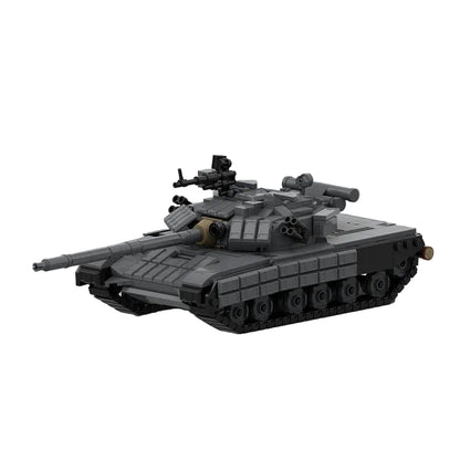 T-64BV Ukrainian Main Battle Tank 1/35 MOC Building Kit - 1