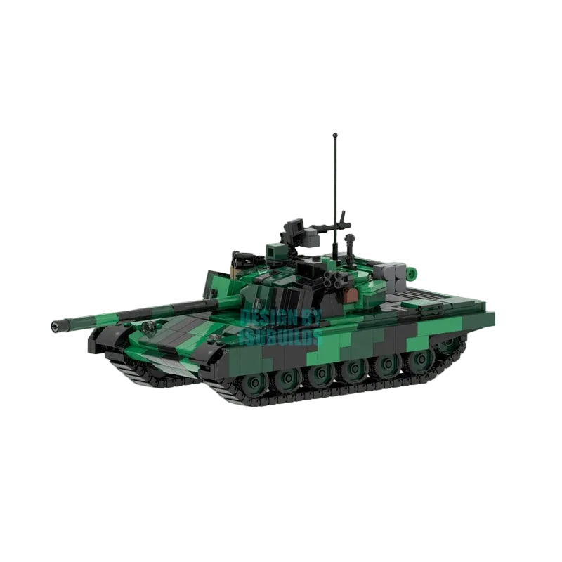 T-72M4 CZ Czech Main Battle Tank 1/35 MOC Building Kit - 1