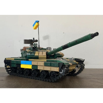 T-64BV Ukrainian Main Battle Tank 1/35 MOC Building Kit - 4
