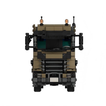 8x6/4 650S Heavy-Duty Military Tractor MOC Building Kit - 3