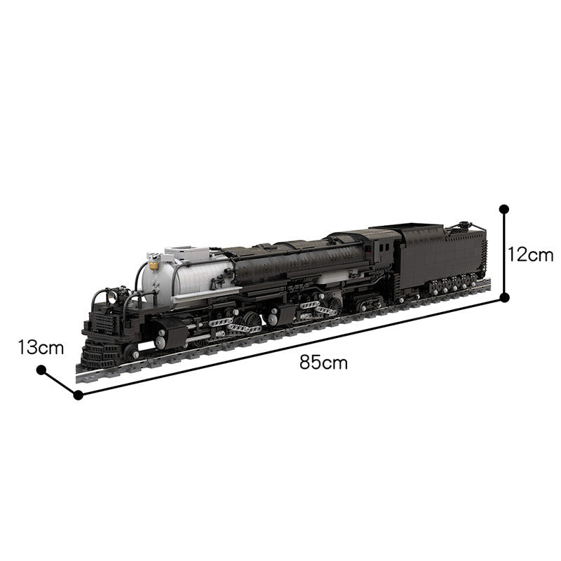 4-8-8-4 Articulated Heavy Steam Locomotive Building Kit | LEGO-Compatible MOC - 4