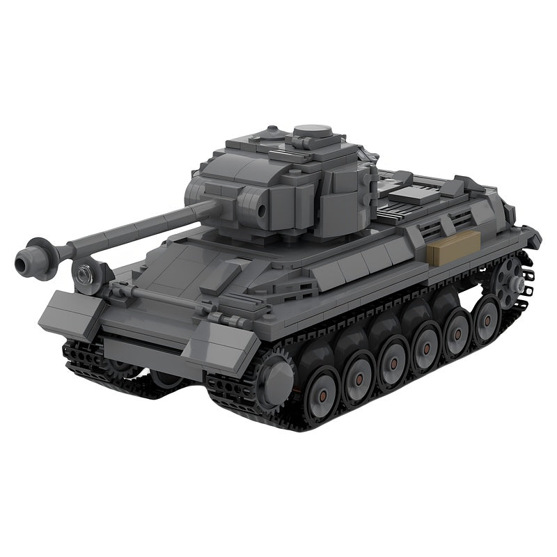 44M TAS Hungarian WWII Medium Tank MOC Building Kit - 4