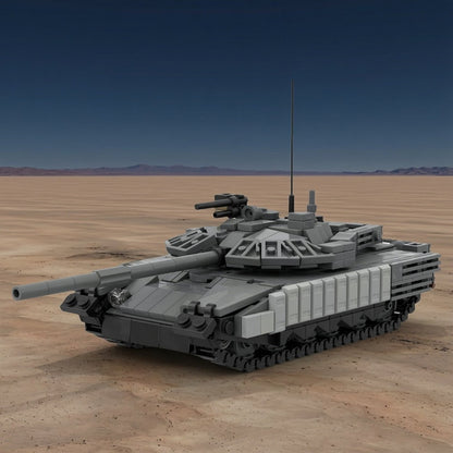 T-80BVM 1/45 Scale Main Battle Tank MOC Building Kit - 2