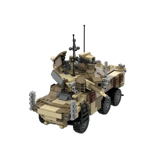4x4 Armored Reconnaissance Vehicle MOC Building Kit  - 1