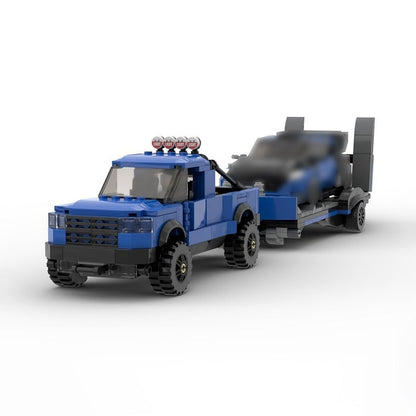 4x4 Off-Road Raptor Truck and Rally Racing Car Building Kit - 2