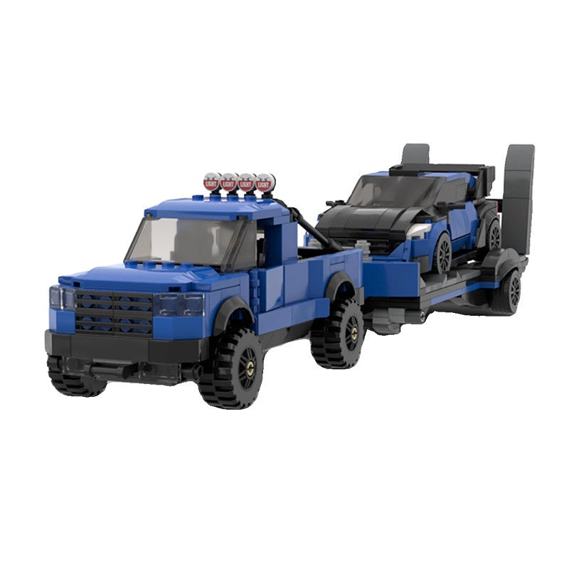4x4 Off-Road Raptor Truck and Rally Racing Car Building Kit | LEGO-Compatible MOC - 2