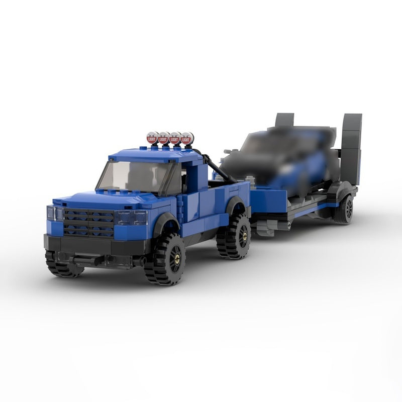 4x4 Off-Road Raptor Truck and Rally Racing Car Building Kit | LEGO-Compatible MOC - 3