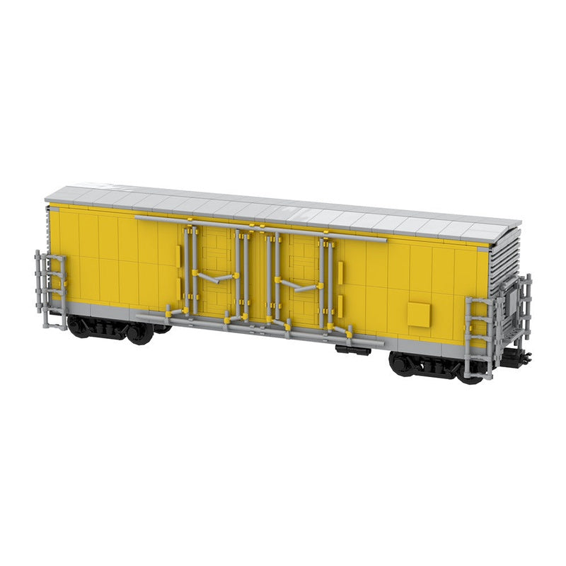 53ft Double Plug Cargo Wagon MOC Building Kit | Precision Freight Railway Model - 1