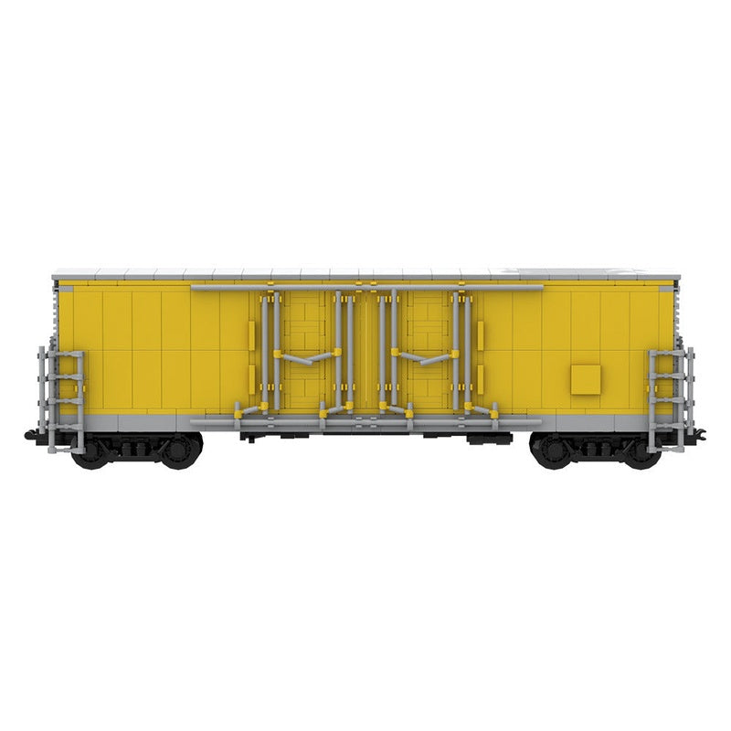 53ft Double Plug Cargo Wagon MOC Building Kit | Precision Freight Railway Model - 3