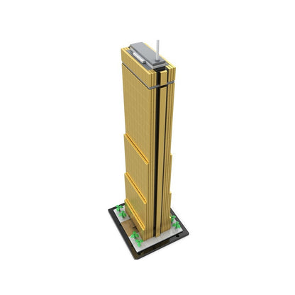 63 Building Seoul Golden Skyscraper 1:800 MOC Building Kit - 3